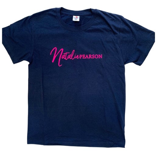 LIMITED EDITION 'Natalie Pearson' - NAVY UNISEX TEE